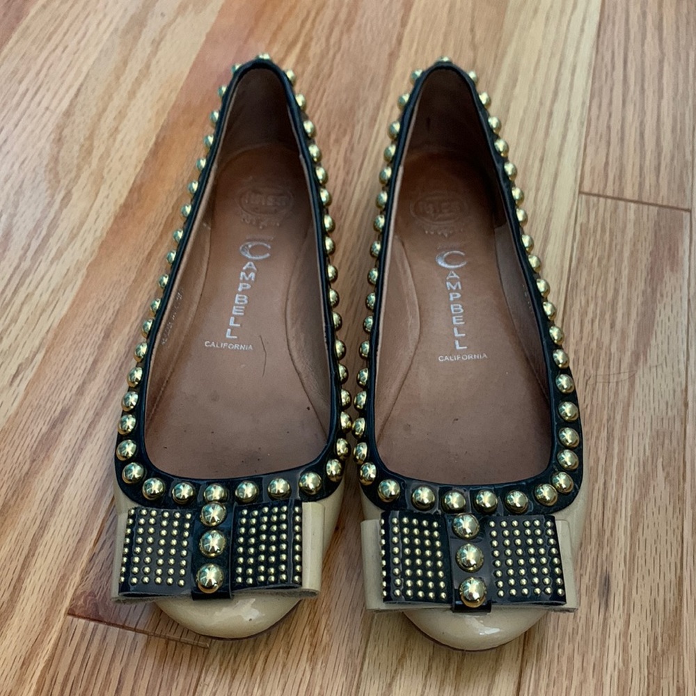 Jeffrey Campbell Dauphine Embellished Flats 9.5
